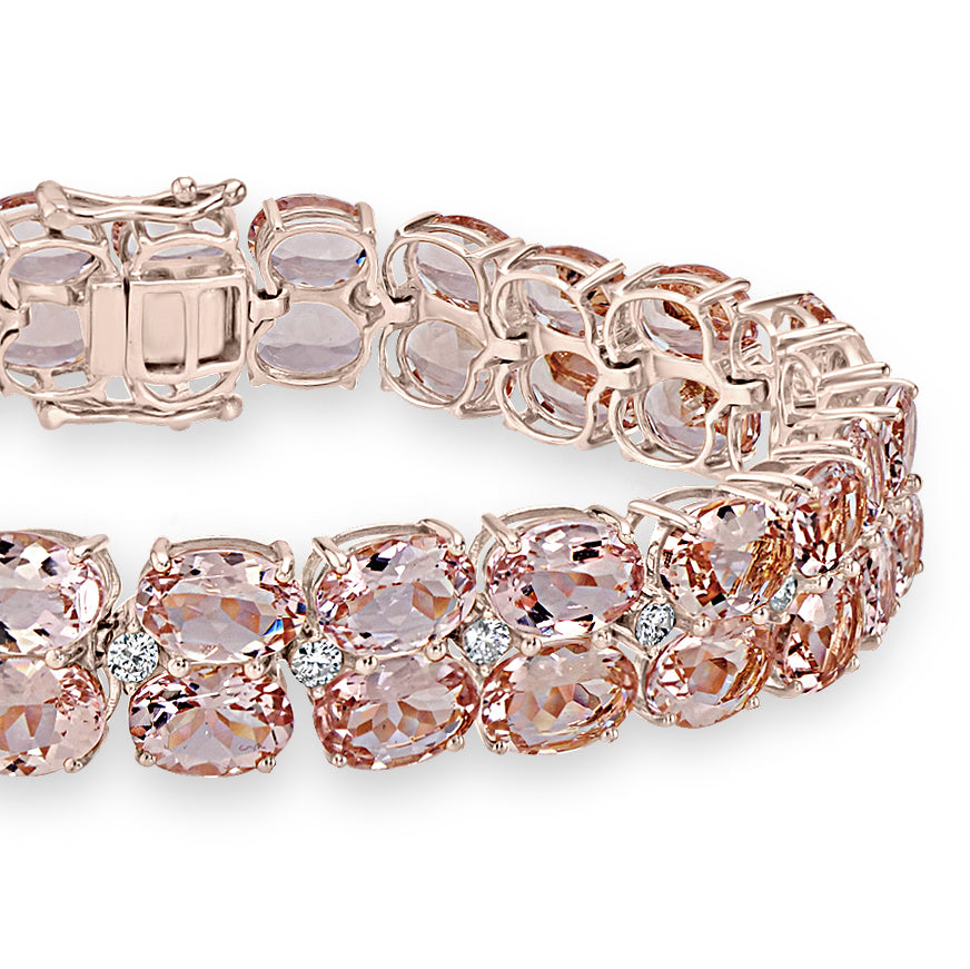 Les Acrostiches Jeux de Liens Amour rose gold bracelet Pink Gold