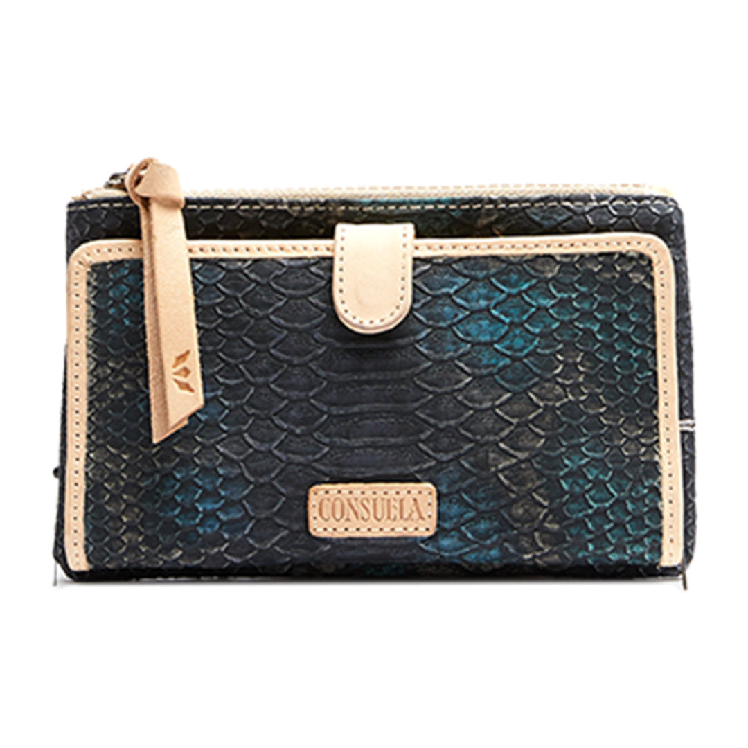 Consuela Rattler Women's Print Embossed Slim Wallet | Simons Shoes