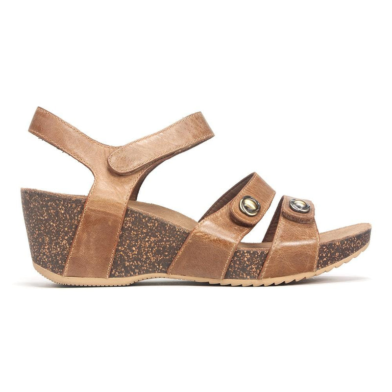 Dansko Savannah Leather Cork Wedge Sandal | Simons Shoes