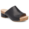 Dansko Maci Women's Leather Thick Strap Mid-Heel Comfort Sandal Shoe