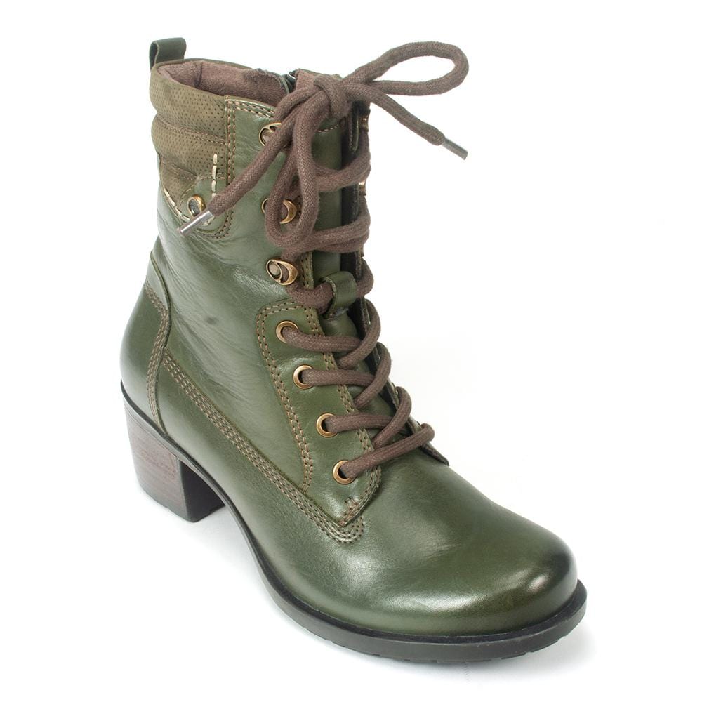 earth lace up boots