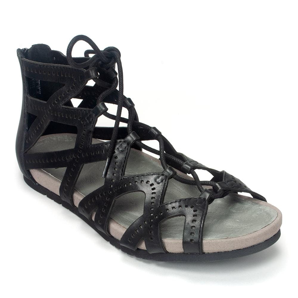 earth lace up sandals