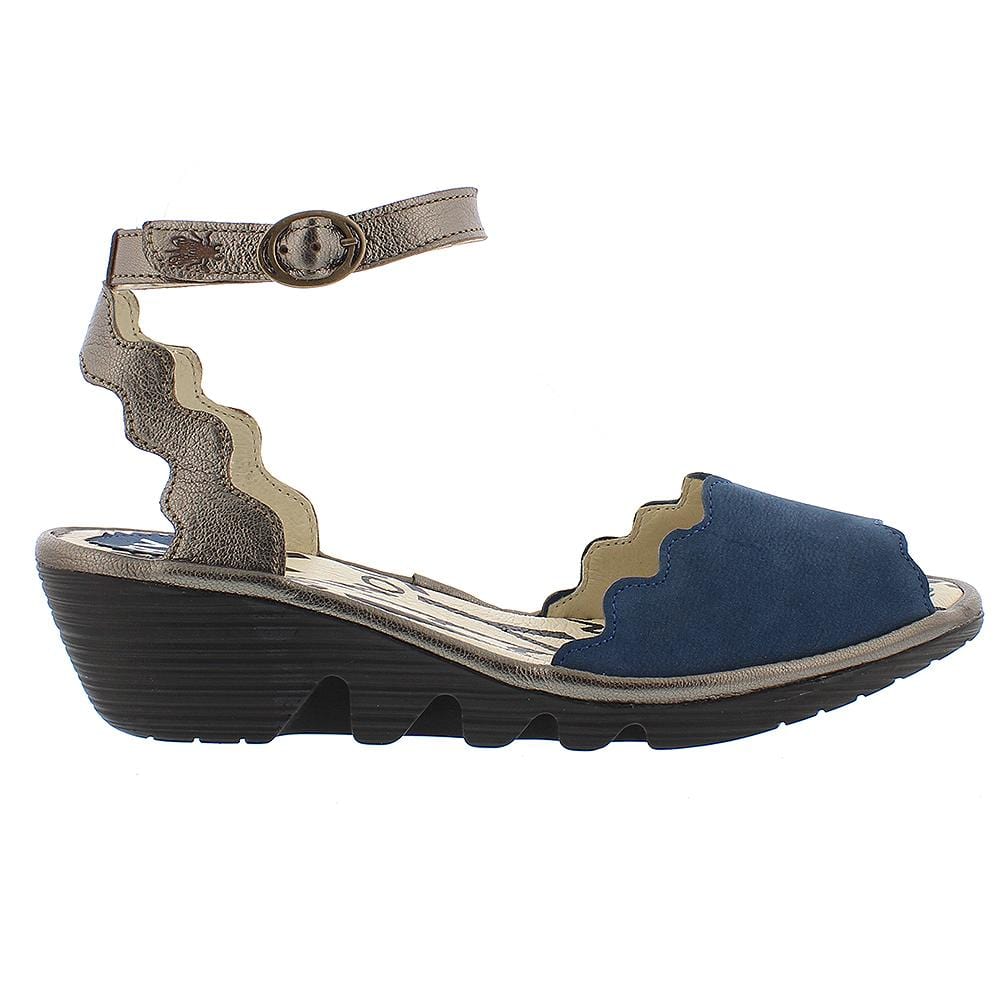 fly blue sandals