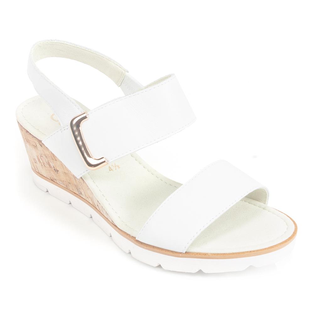 gabor white sandals