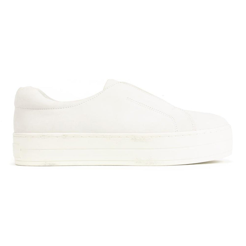 white sneaker slides