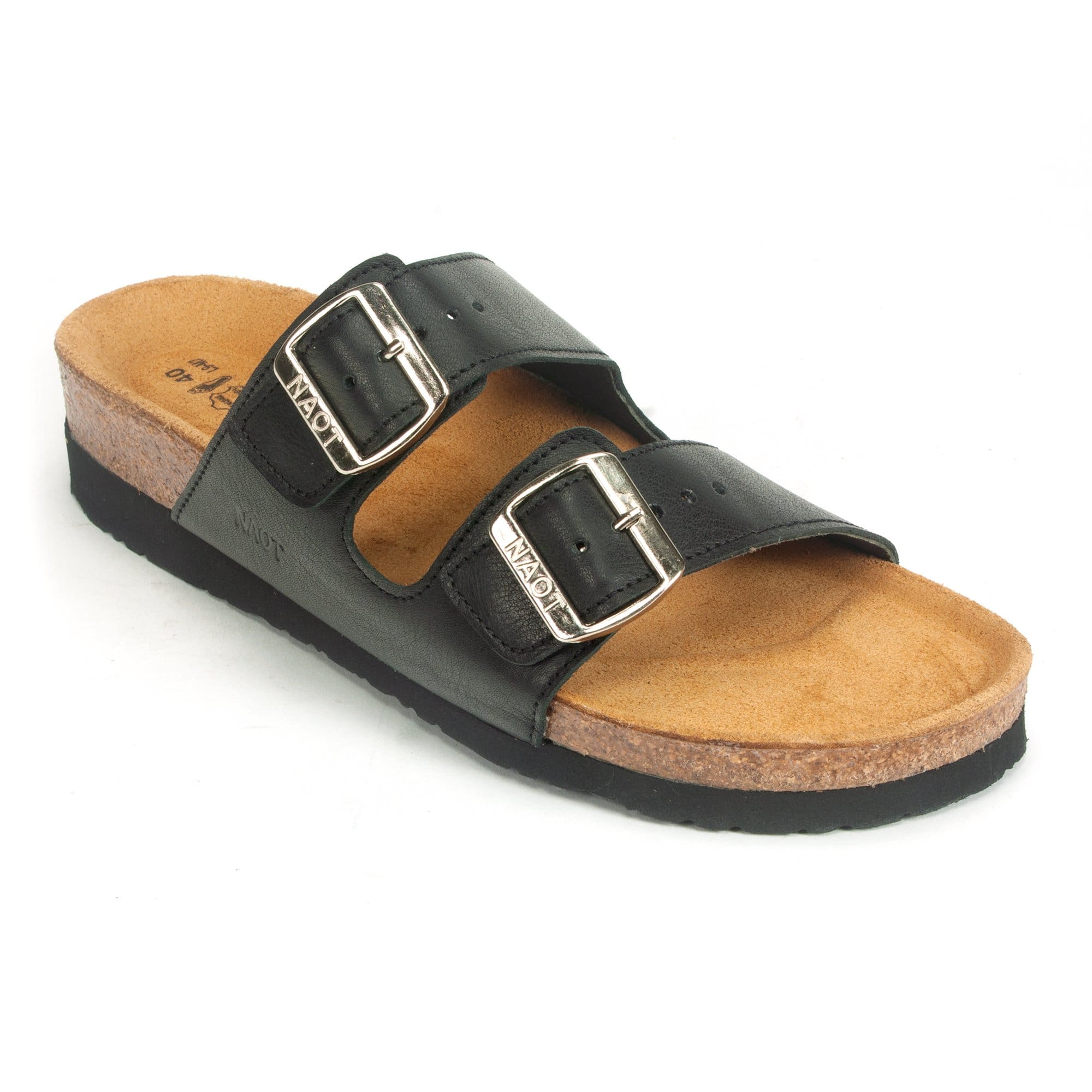 Naot Santa Barbara Women's Suede Cork Buckled Slide Sandal – Simons Shoes