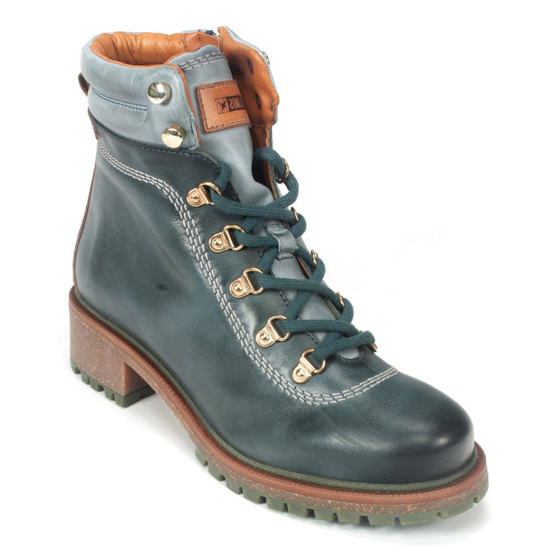 women's leather combat boots