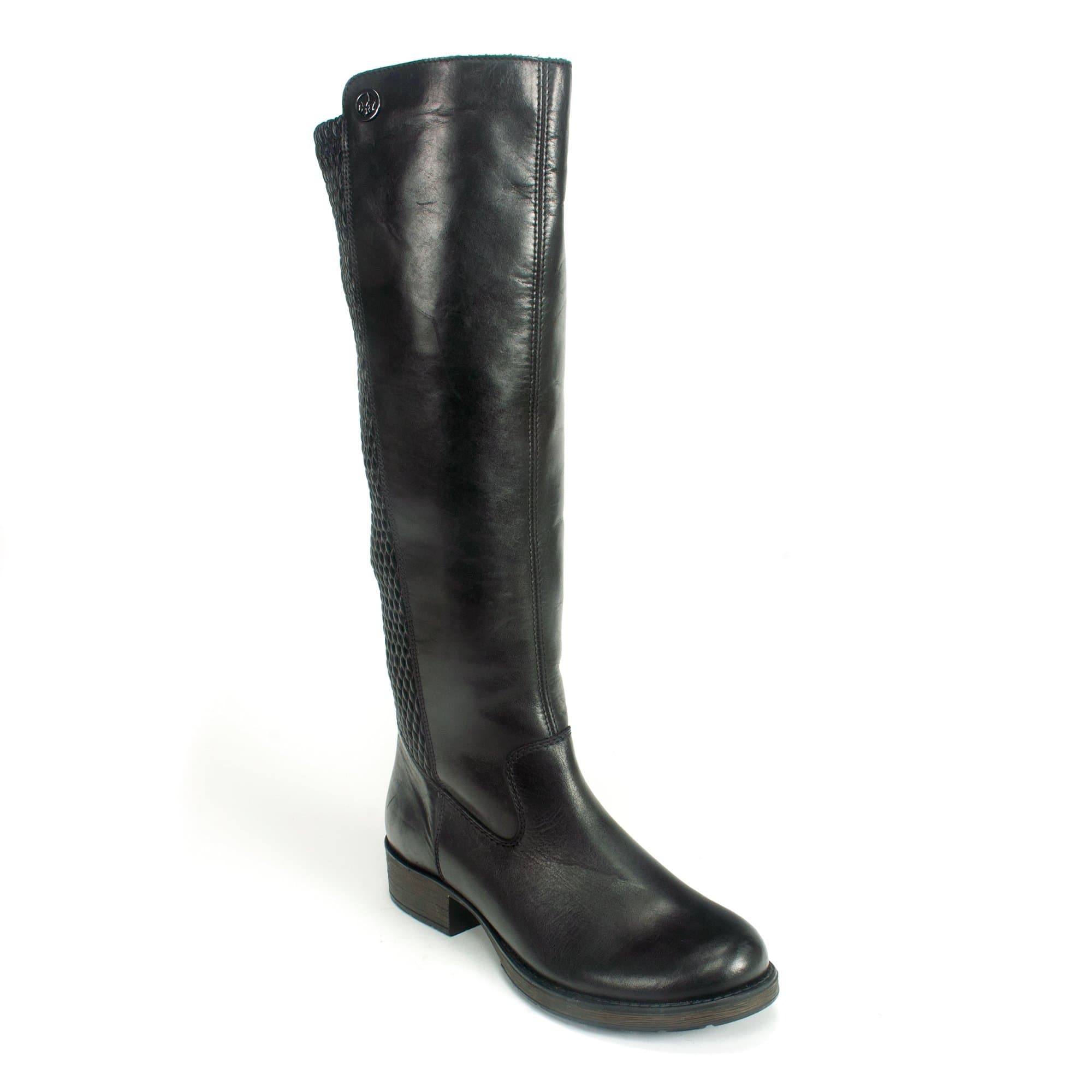 Rieker Women's Faith Leather Fleece Riding Boot (Z9591) | Simons Shoes