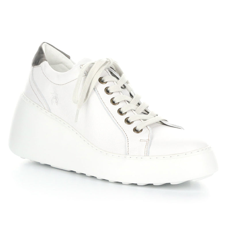 Fly London Dile 450 Women's Wedge Leather Sneaker | Simons Shoes