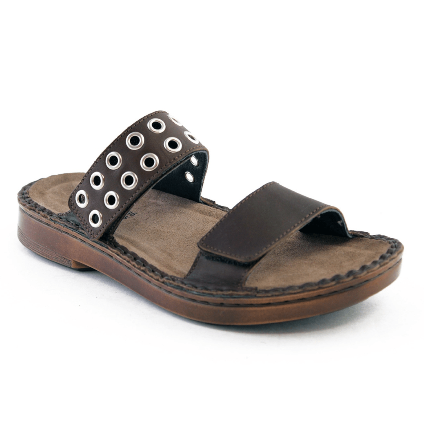 two strap slide sandals