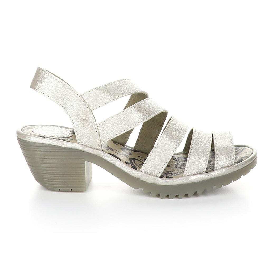 Fly London Strappy Leather Heel Sandal | Simons Shoes