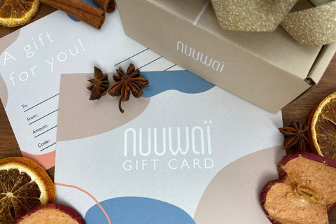 nuuwaï vegan gift card for Christmas