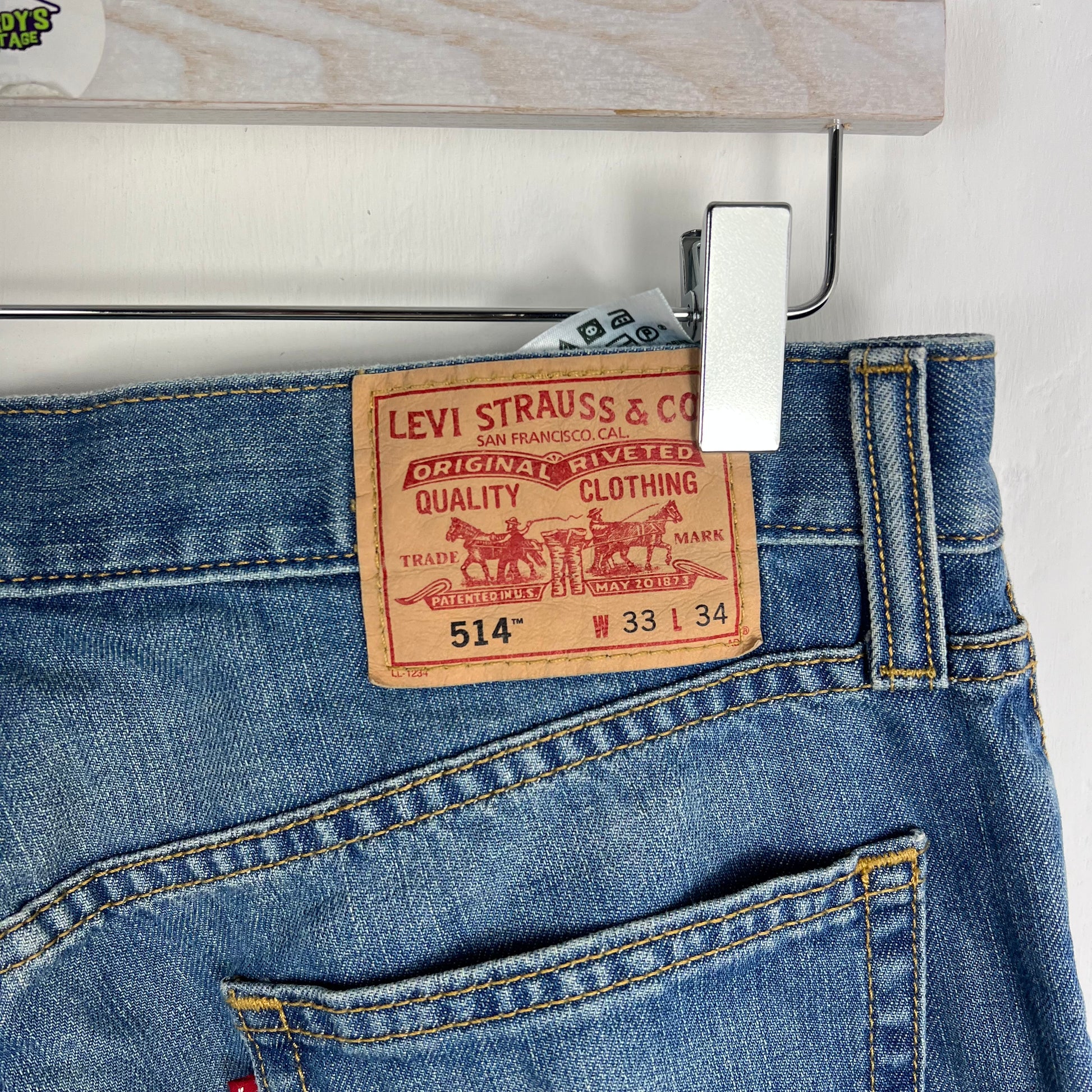 Levi's 514 jeans 33x34 – Wardy's Vintage