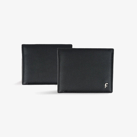 Farada Grain Leather Bifold Wallet