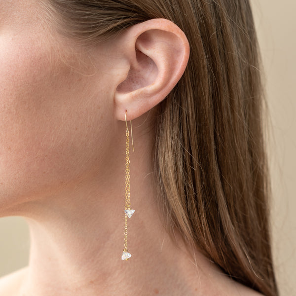 Butterfly Hoop Earrings – Golden Stone Jewelry