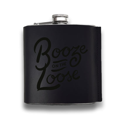 Engraving a flask