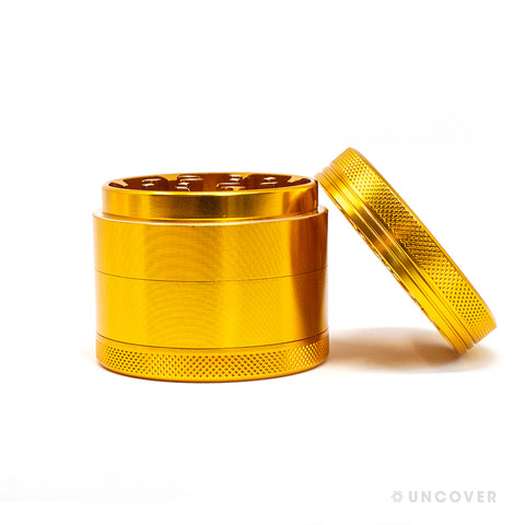 Luxe aluminium grinder goud