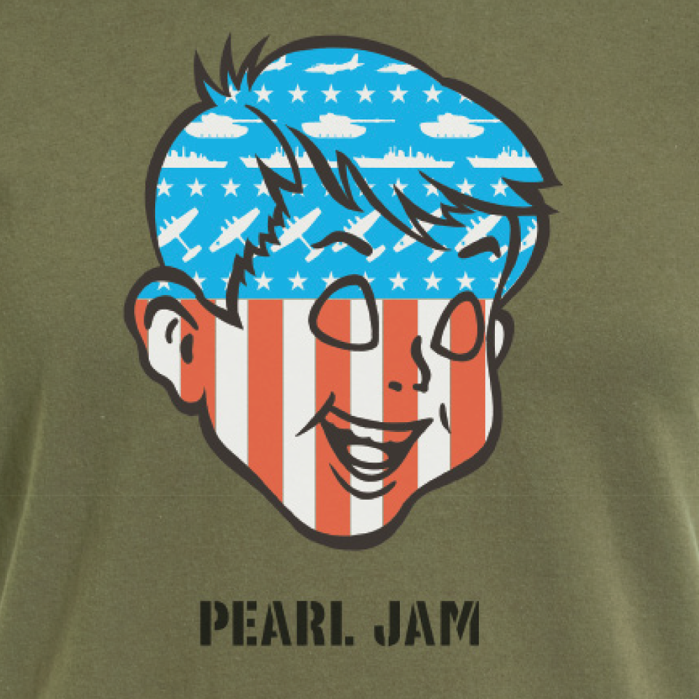Printed T-shirt Ames Bros Tops, pearl jam vs, tshirt, white png