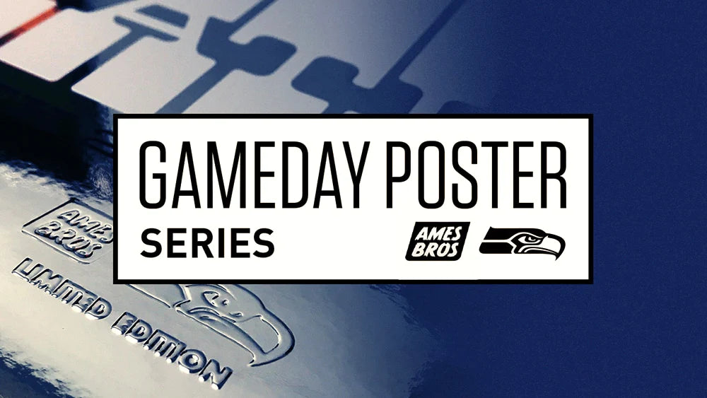 2022 Seahawks vs Giants Gameday Poster - Silver Variant – Ames Bros