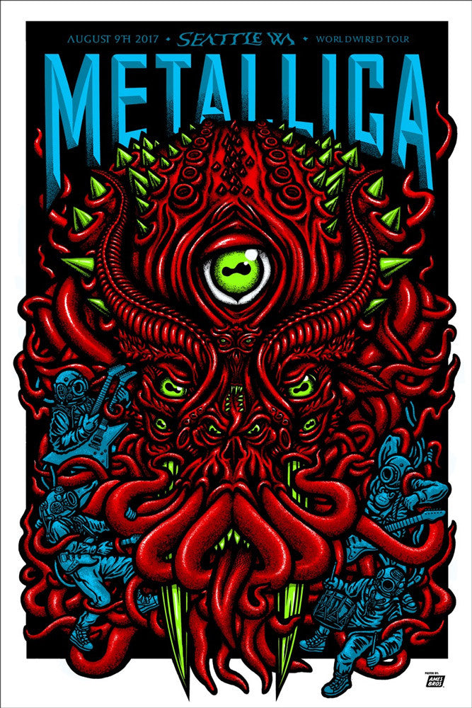 metallica concert poster