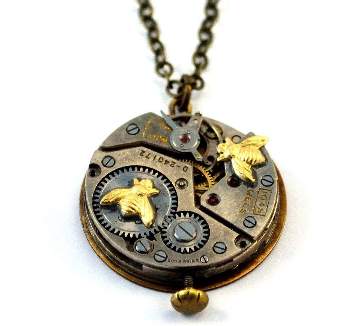 Steampunk Worker Bee Necklace – Chanchala