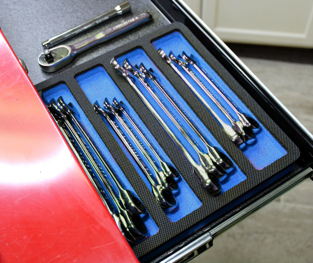Tool Drawer Organizer Small Pliers Holder Insert Blue and Black Durabl –