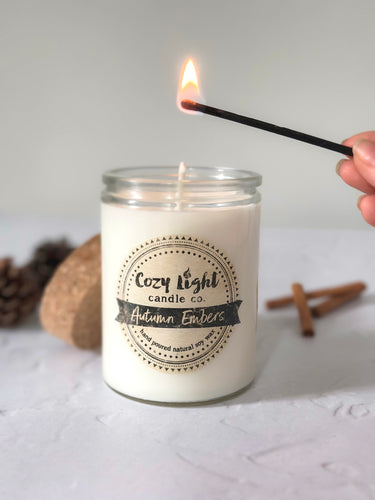 COZY NIGHTS Wood Wick Candle – Cozy Light Candle Co.