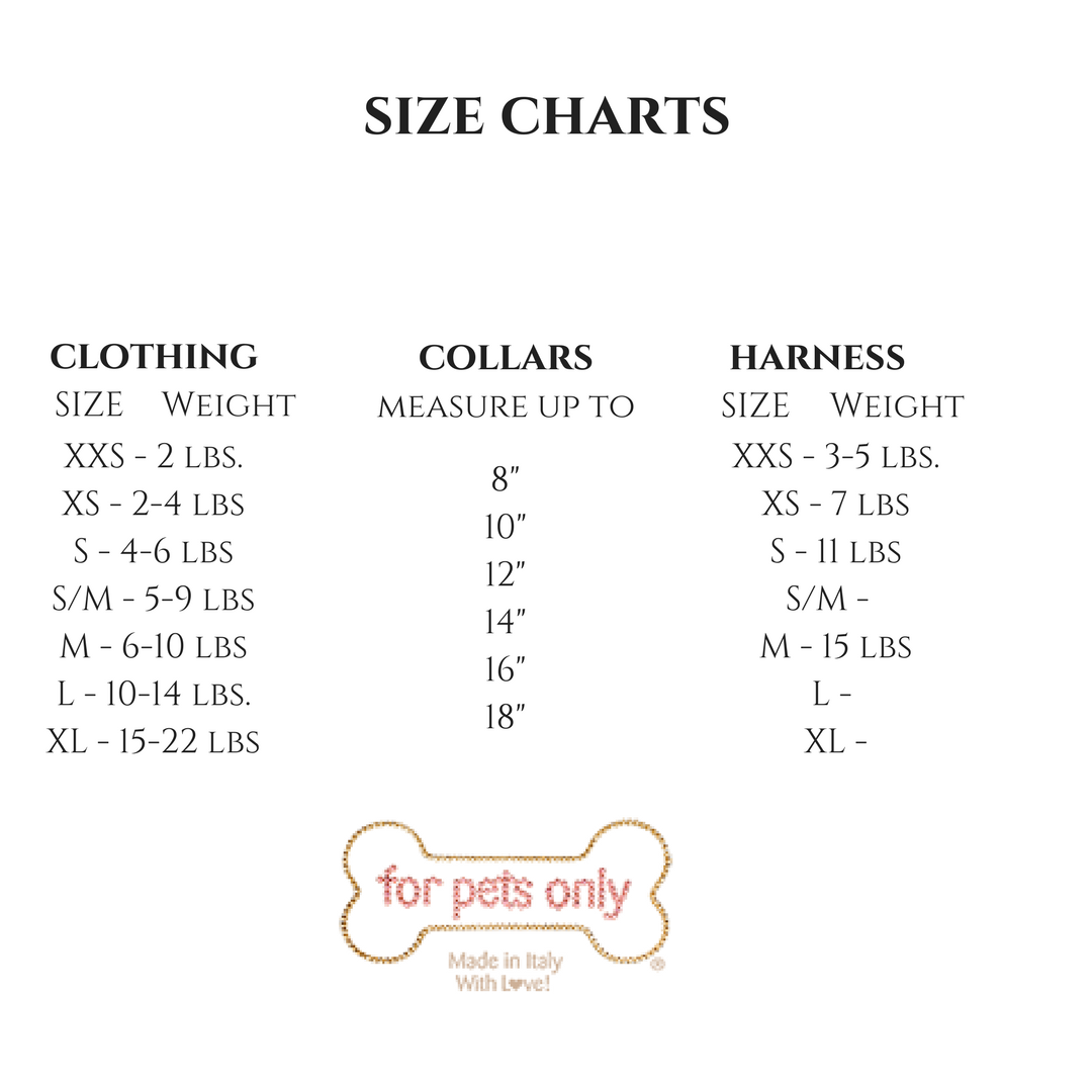 Diamond Clothing Size Chart