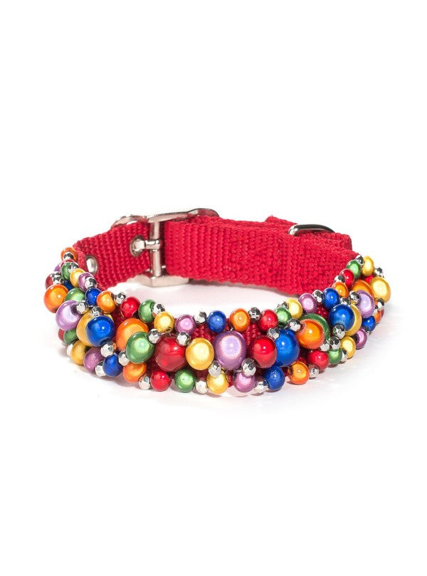 beaded dog collar