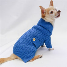 Load image into Gallery viewer, Sailor Collar Navy Cable Knit Sweater - Bark Fifth Avenue
