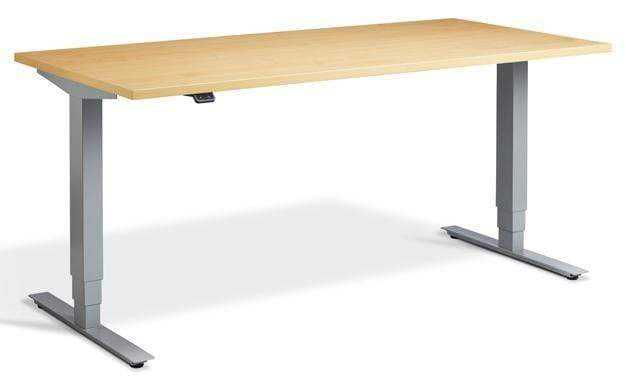 Advance Standard White Height Adjustable Desk - 700mm Deep - Tables&Tops