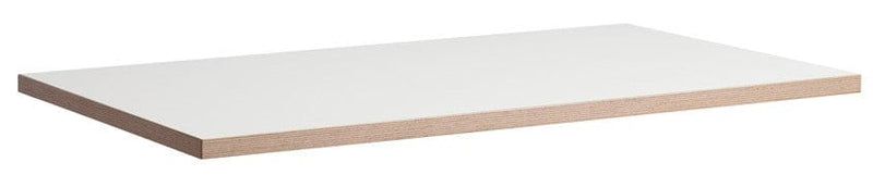 Sapphire White Ply Edge MFC 25mm Desk Table Top - Tables&Tops