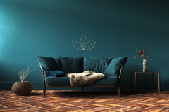 Lotus Gold Wall Art