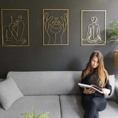 Women Collection - Gold Wall Art