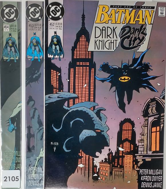 Batman: Dark Knight Dark City 3 Part Miniseries #452- 454 – Emerald City  Comics