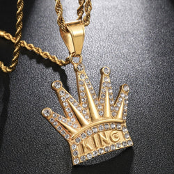 rolex crown necklace