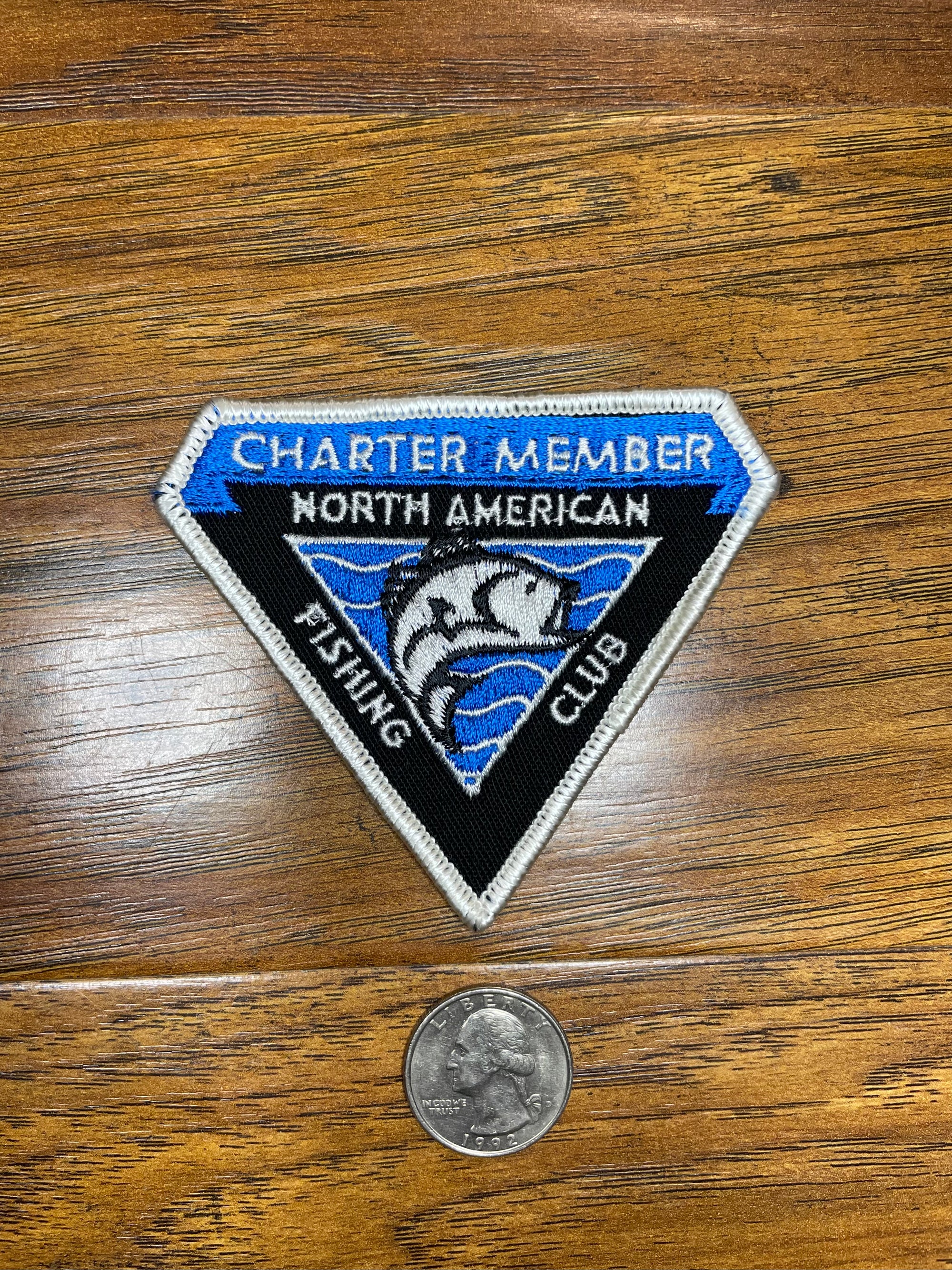 North American Fishing Club, Pewter Colored White Metal Coin