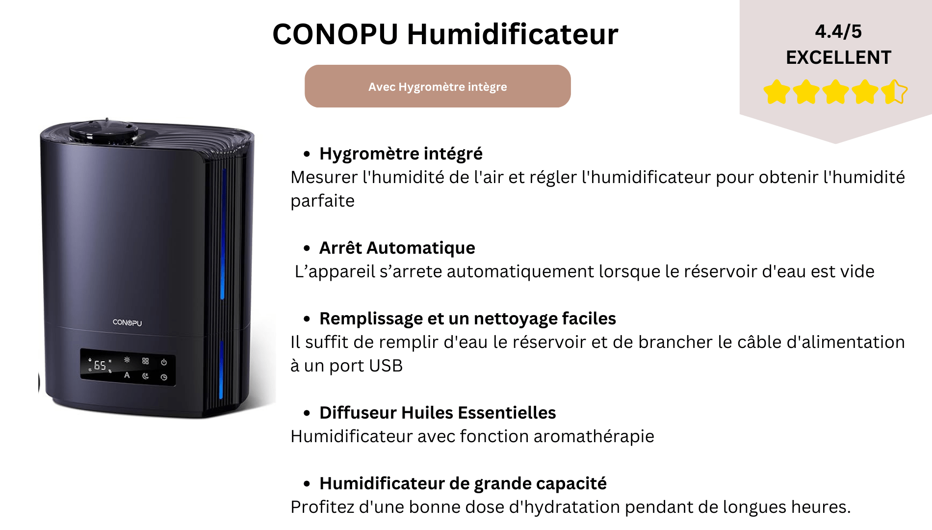 CONOPU Humidificateur