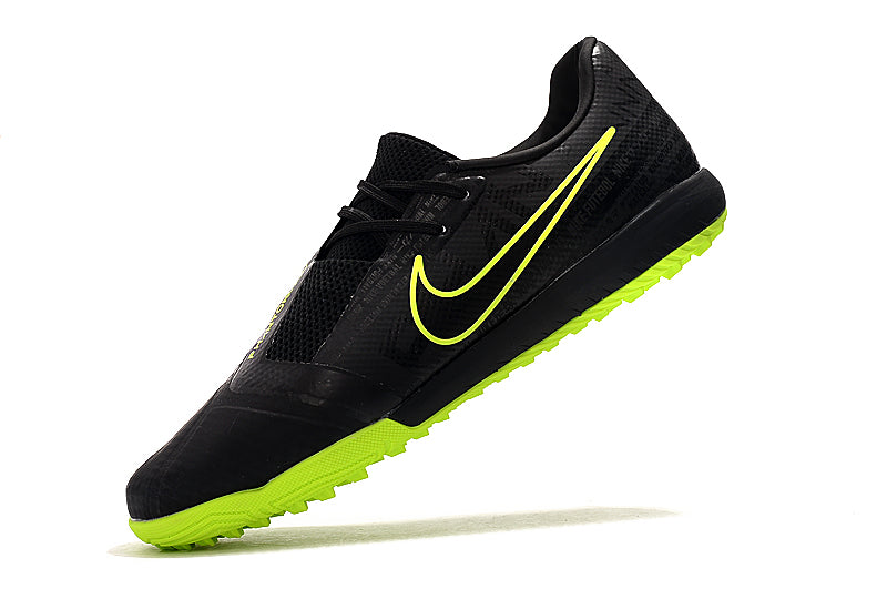 chuteira nike preta com verde