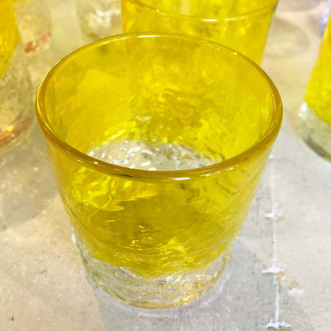 黄色の琉球ガラス