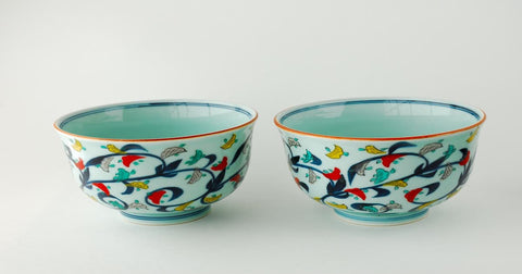 a pair of bowls