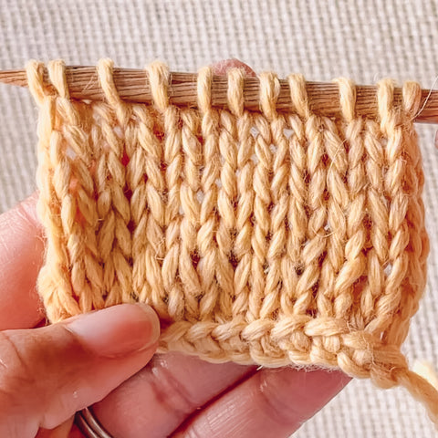 How to knit a provisional cast on