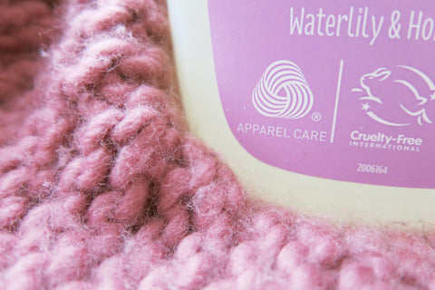 How to hand wash your knit and crochet items