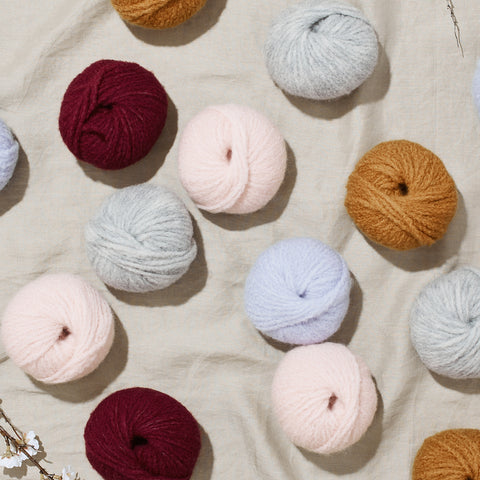 Shop the Woolmere Luxe yarn for knitting and crochet