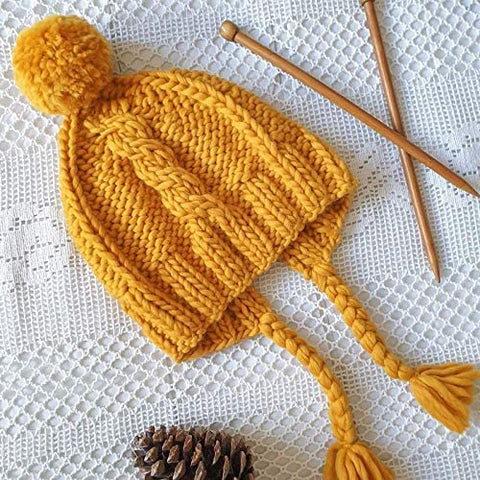 Shop the Cable Coo Hat PDF knitting pattern and yarn bundle