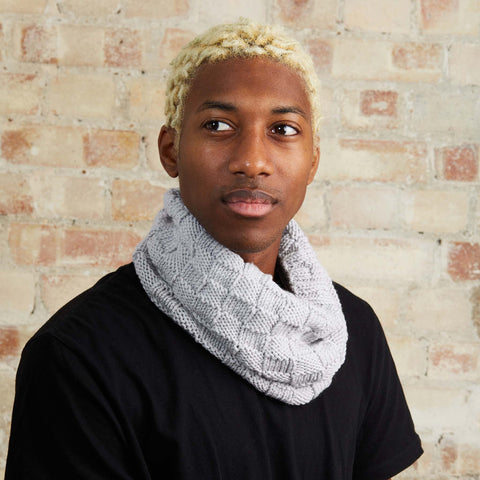 Shop the Hunter Cowl knitting kit at Stitch & Story