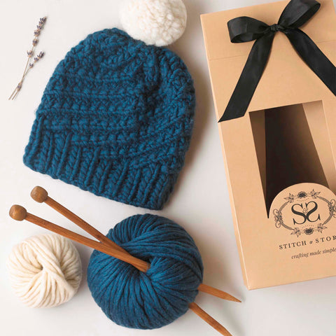 Crochet Beanie Kit, Crochet Hat Kit, DIY Beanie Crochet Kit, DIY Crochet  Kit, Do It Yourself Crochet Kit, Crochet Christmas Gift, Maker Gift 