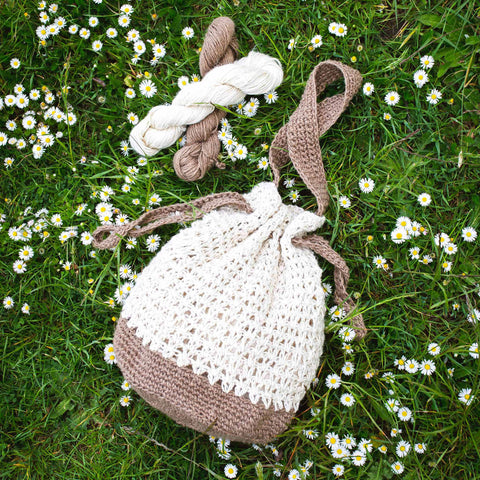 Shop the Sands Drawstring Bag crochet pattern