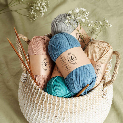 Shop the Secret Garden DK cotton and acrylic blend yarn for knitting and crochet