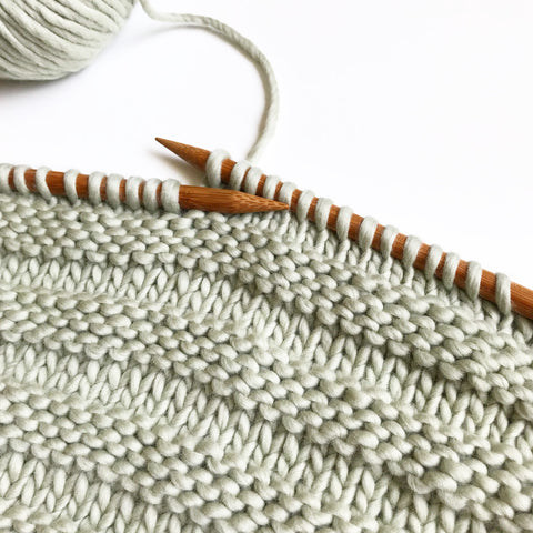 Knitting uses needles